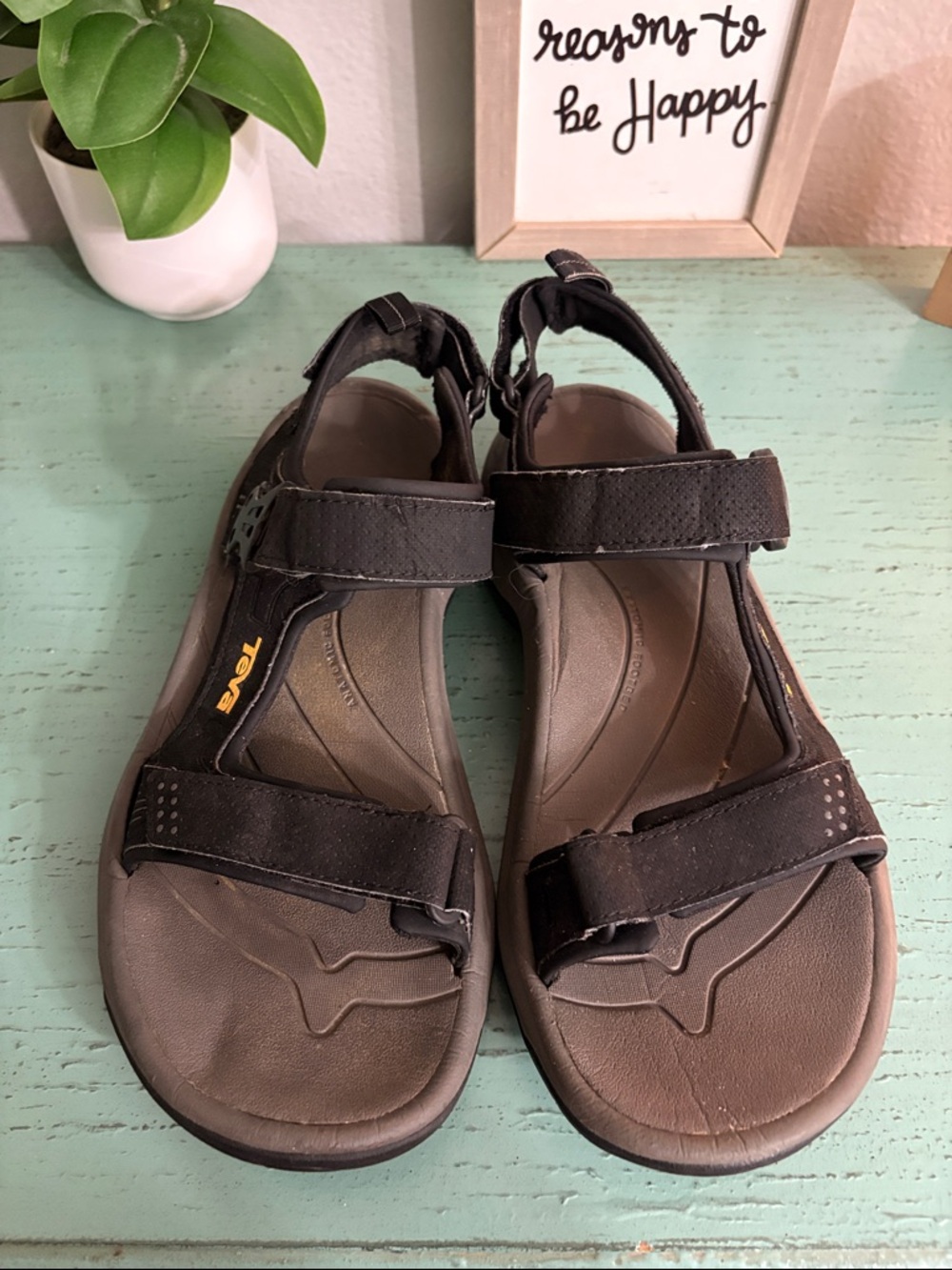 Teva Dark Brown Adjustable Outdoor Sandals